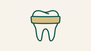 stor tand med bruksisme