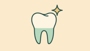 Rask tand efter rodbehandling