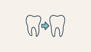 En skæv- og lige tand